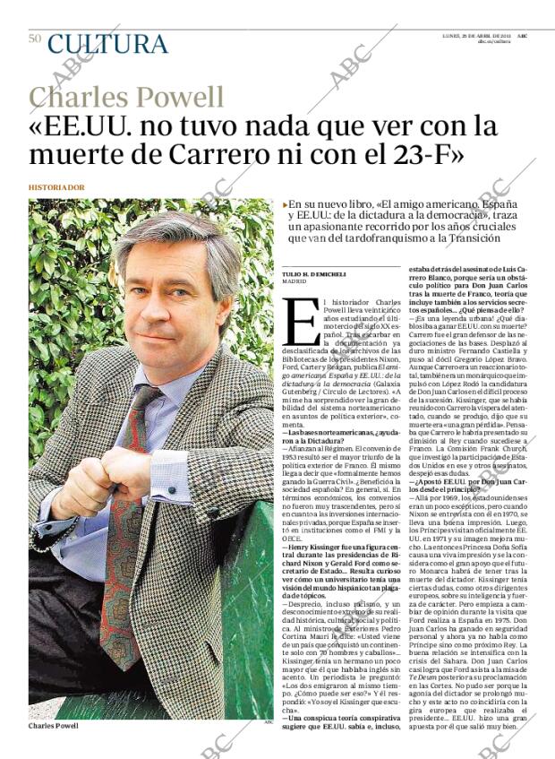 ABC MADRID 25-04-2011 página 50