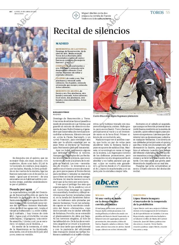 ABC MADRID 25-04-2011 página 55