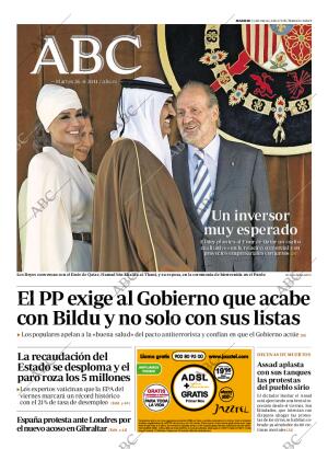 ABC MADRID 26-04-2011 página 1
