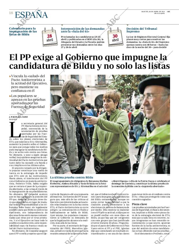 ABC MADRID 26-04-2011 página 18