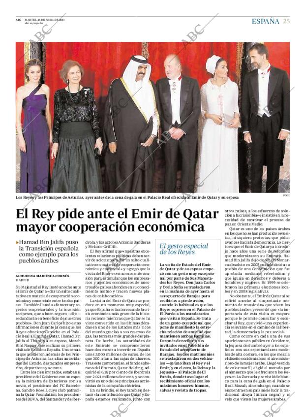 ABC MADRID 26-04-2011 página 25