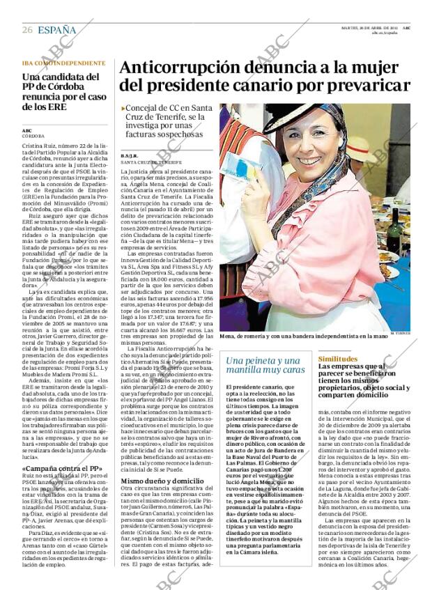ABC MADRID 26-04-2011 página 26