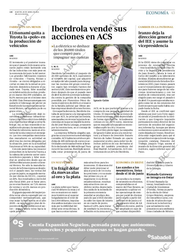 ABC MADRID 26-04-2011 página 43