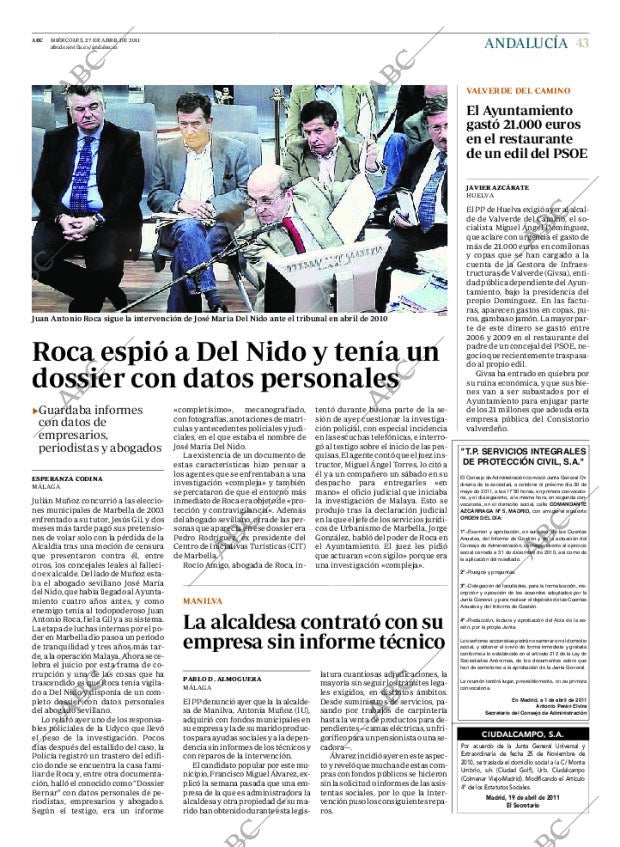 ABC SEVILLA 27-04-2011 página 43