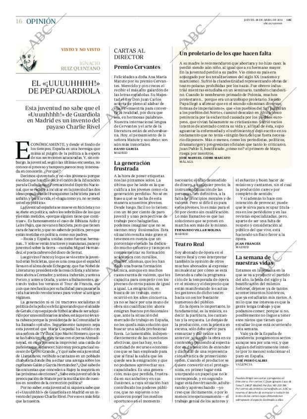 ABC MADRID 28-04-2011 página 16
