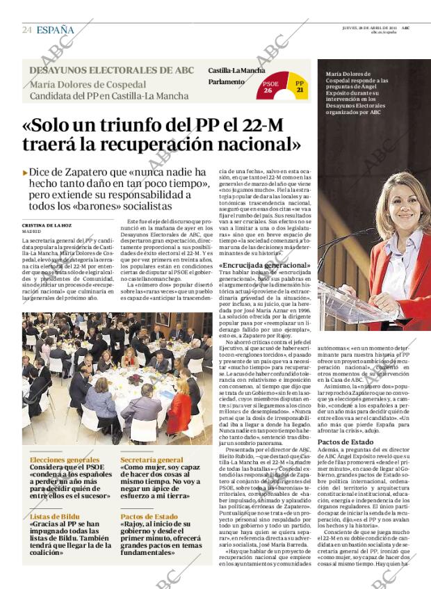 ABC MADRID 28-04-2011 página 24
