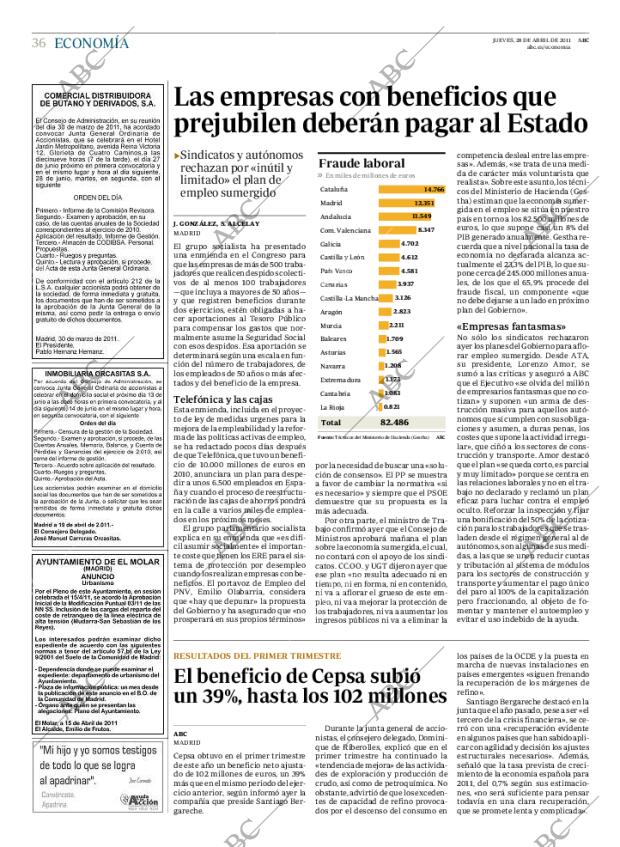 ABC MADRID 28-04-2011 página 36