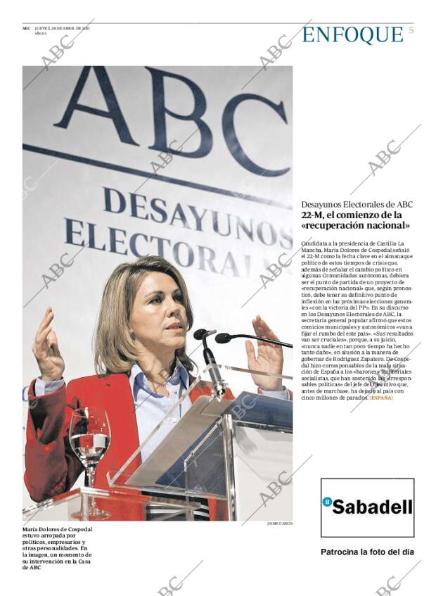 ABC MADRID 28-04-2011 página 5
