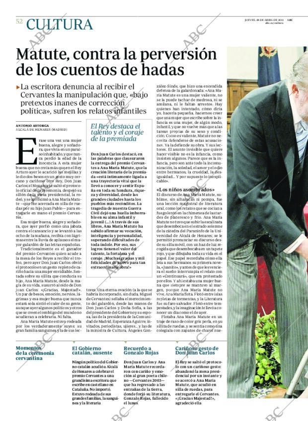 ABC MADRID 28-04-2011 página 52