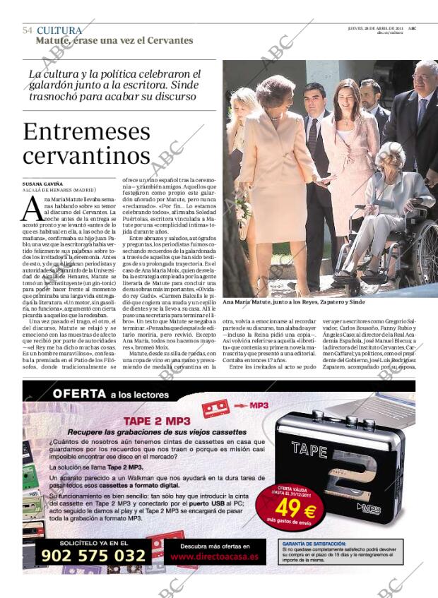 ABC MADRID 28-04-2011 página 54