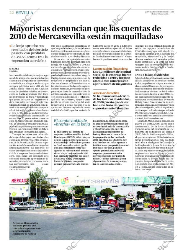 ABC SEVILLA 28-04-2011 página 22
