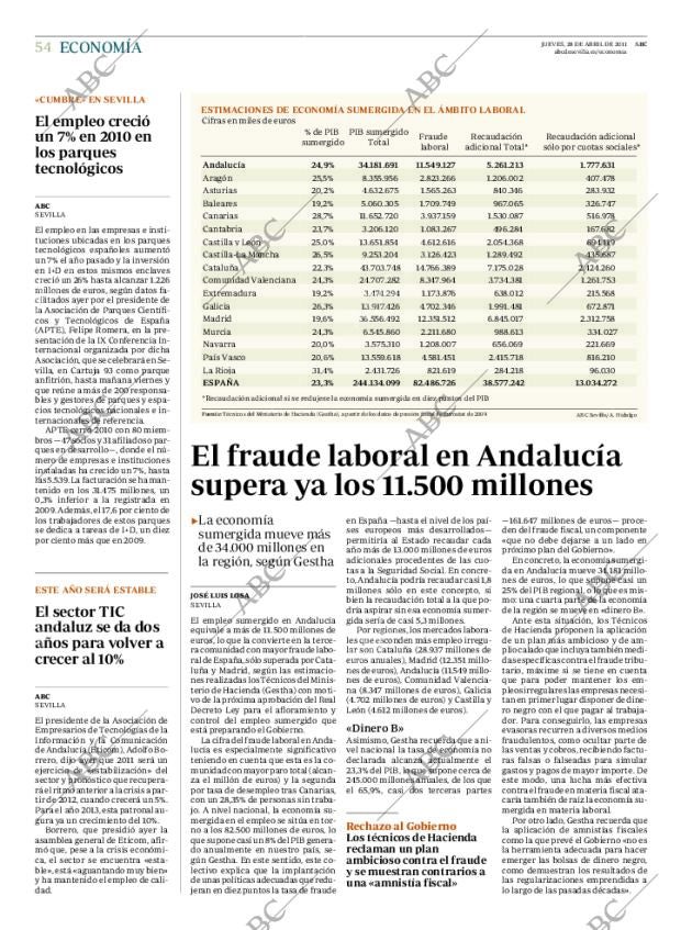 ABC SEVILLA 28-04-2011 página 54