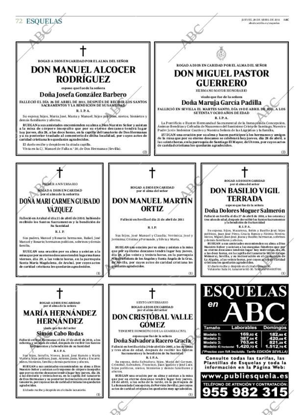 ABC SEVILLA 28-04-2011 página 72