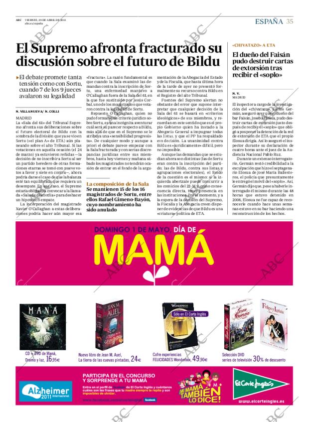ABC MADRID 29-04-2011 página 35