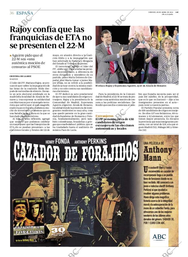 ABC MADRID 29-04-2011 página 36