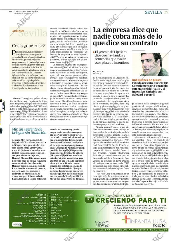 ABC SEVILLA 29-04-2011 página 29
