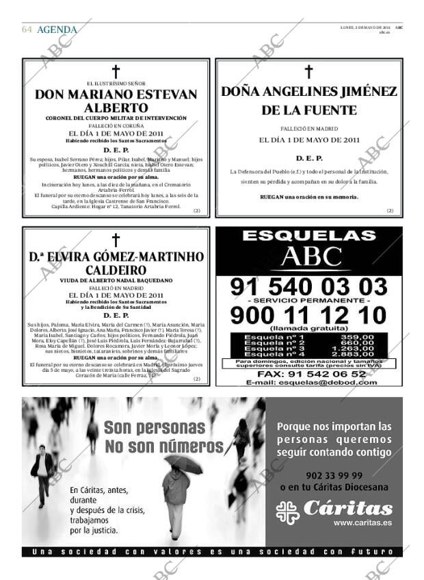 ABC MADRID 02-05-2011 página 64