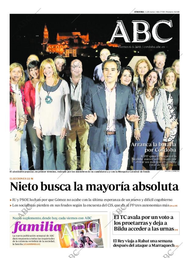 ABC CORDOBA 06-05-2011 página 1