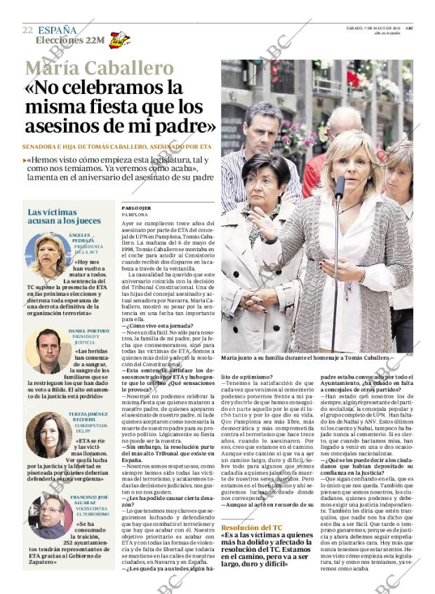 ABC MADRID 07-05-2011 página 22