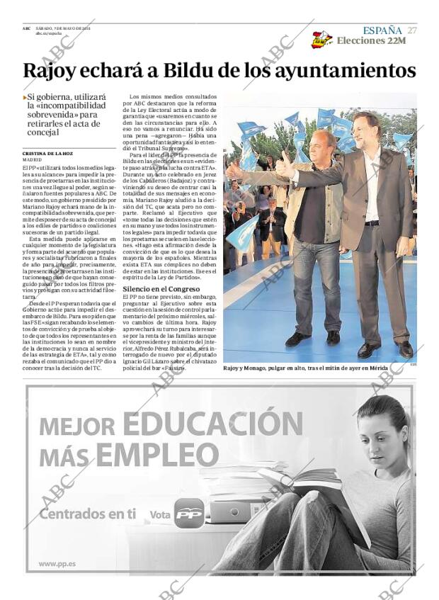 ABC MADRID 07-05-2011 página 27