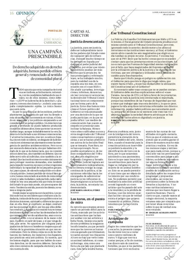 ABC MADRID 09-05-2011 página 16
