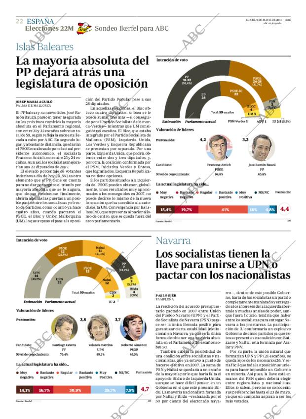 ABC MADRID 09-05-2011 página 22