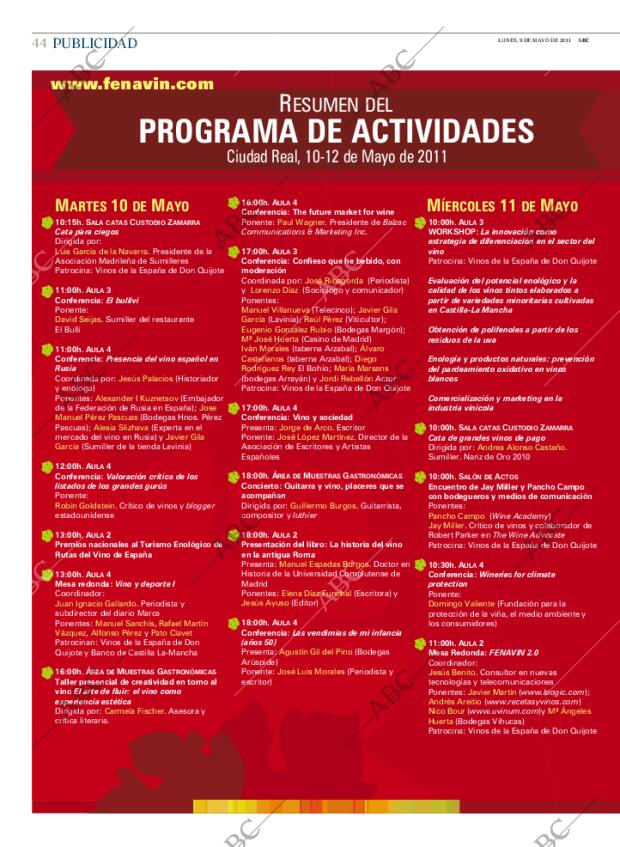 ABC MADRID 09-05-2011 página 44
