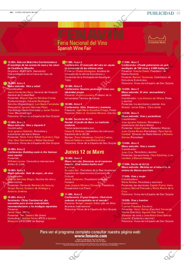 ABC MADRID 09-05-2011 página 45