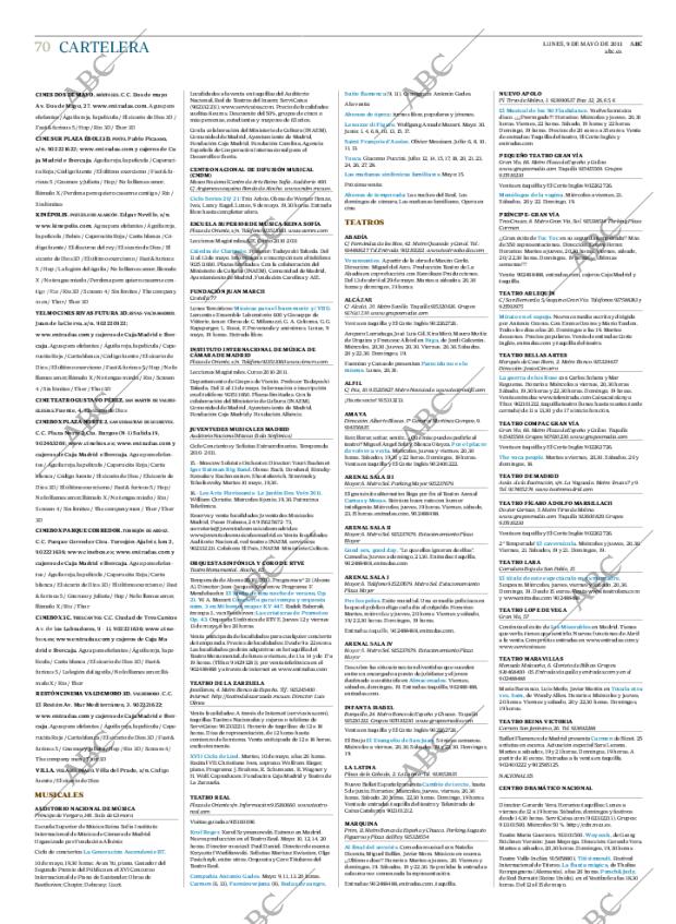 ABC MADRID 09-05-2011 página 70