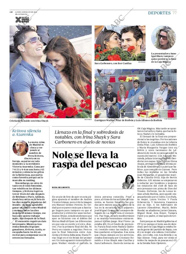 ABC MADRID 09-05-2011 página 77