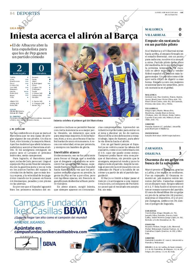 ABC MADRID 09-05-2011 página 84