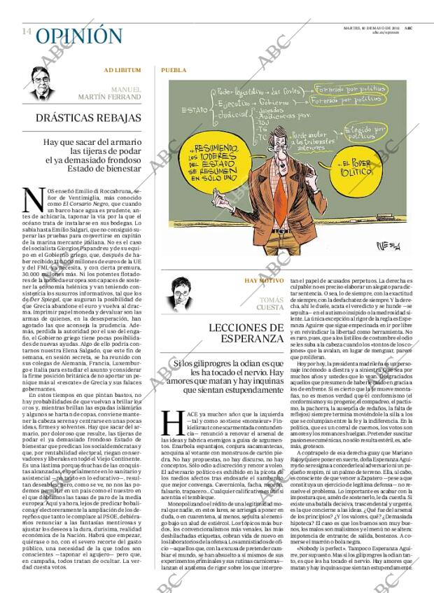 ABC MADRID 10-05-2011 página 14
