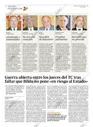 ABC MADRID 10-05-2011 página 20