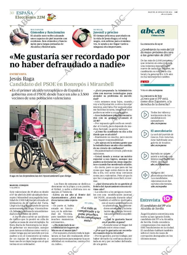 ABC MADRID 10-05-2011 página 30