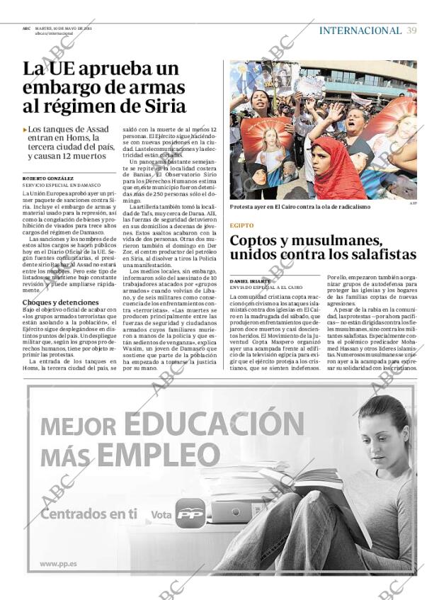 ABC MADRID 10-05-2011 página 39