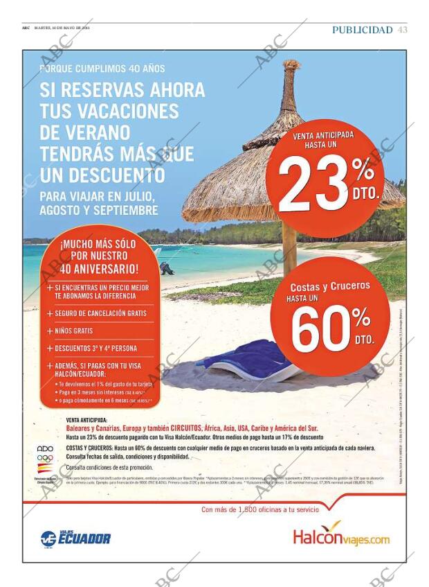 ABC MADRID 10-05-2011 página 43