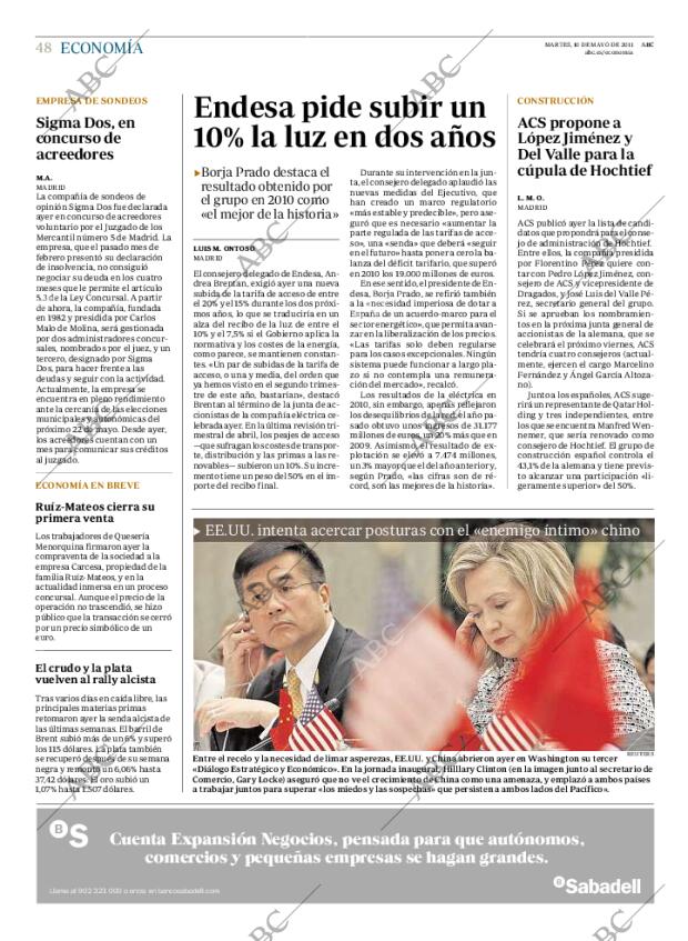 ABC MADRID 10-05-2011 página 48