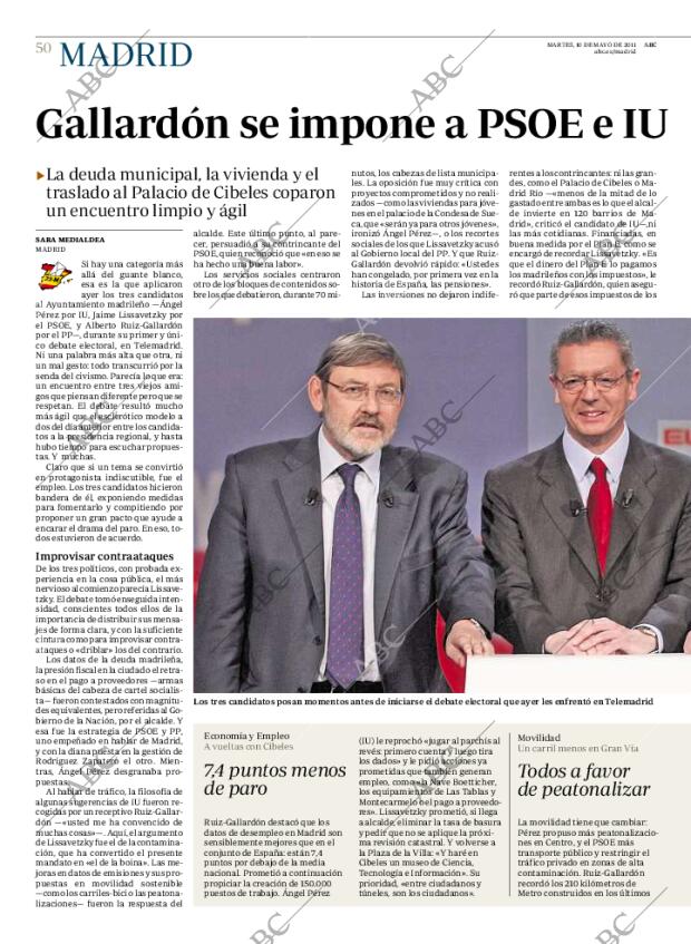 ABC MADRID 10-05-2011 página 50