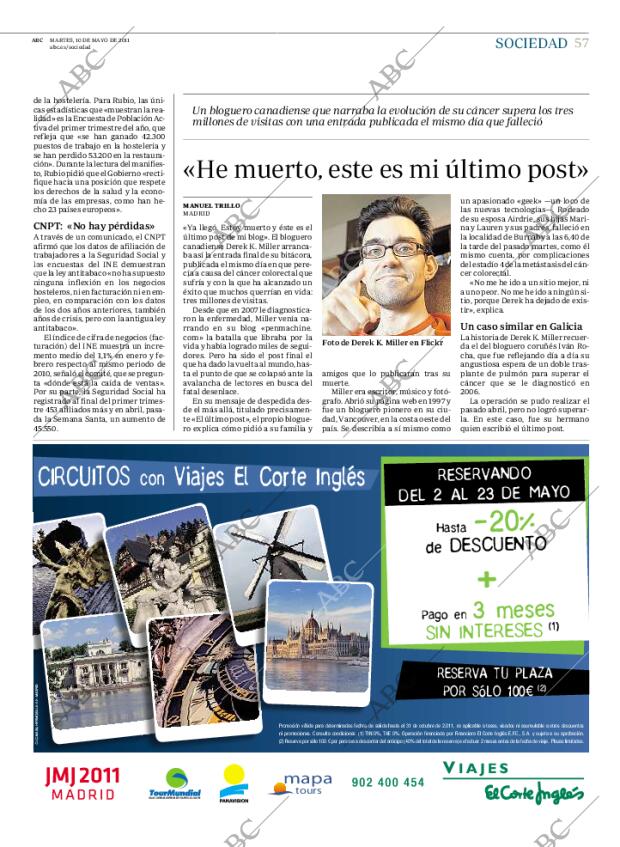 ABC MADRID 10-05-2011 página 57