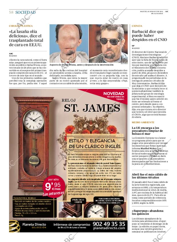 ABC MADRID 10-05-2011 página 58