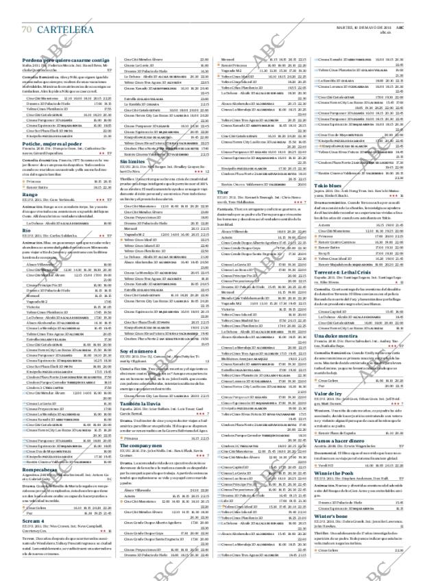 ABC MADRID 10-05-2011 página 70