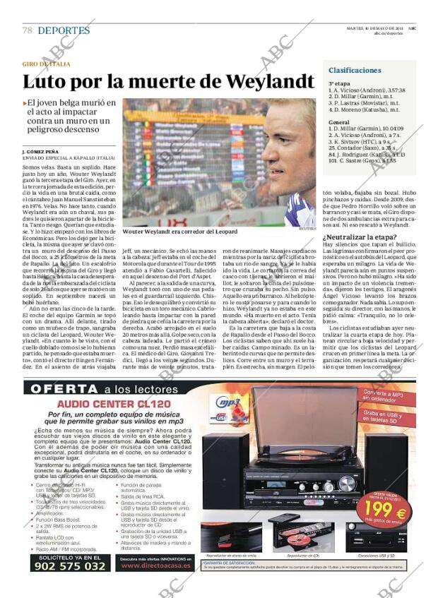 ABC MADRID 10-05-2011 página 78