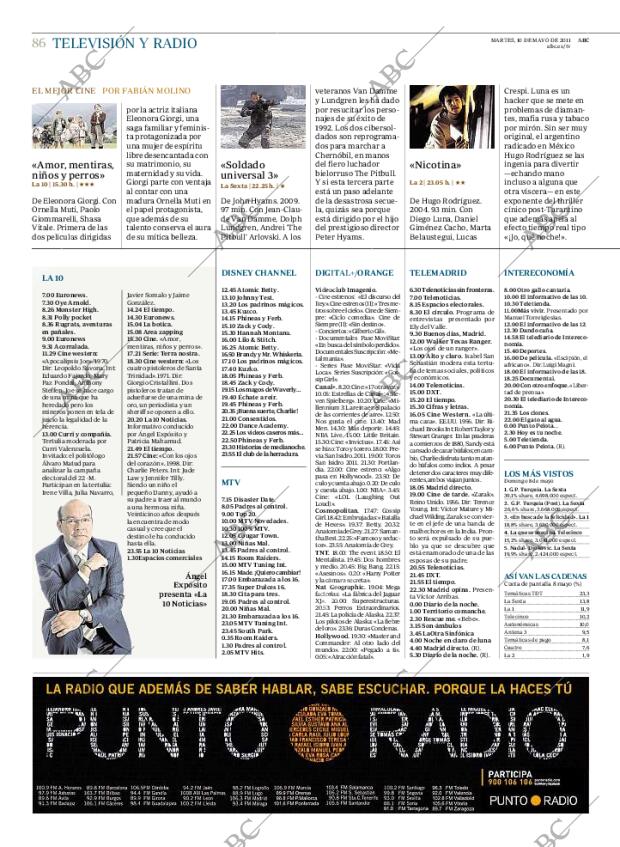 ABC MADRID 10-05-2011 página 86