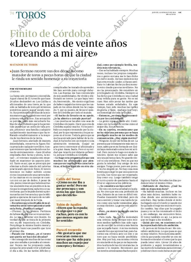 ABC CORDOBA 12-05-2011 página 74