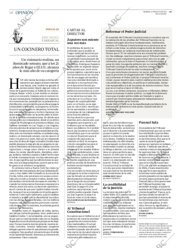 ABC MADRID 13-05-2011 página 16