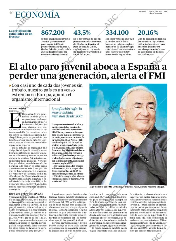 ABC MADRID 13-05-2011 página 40