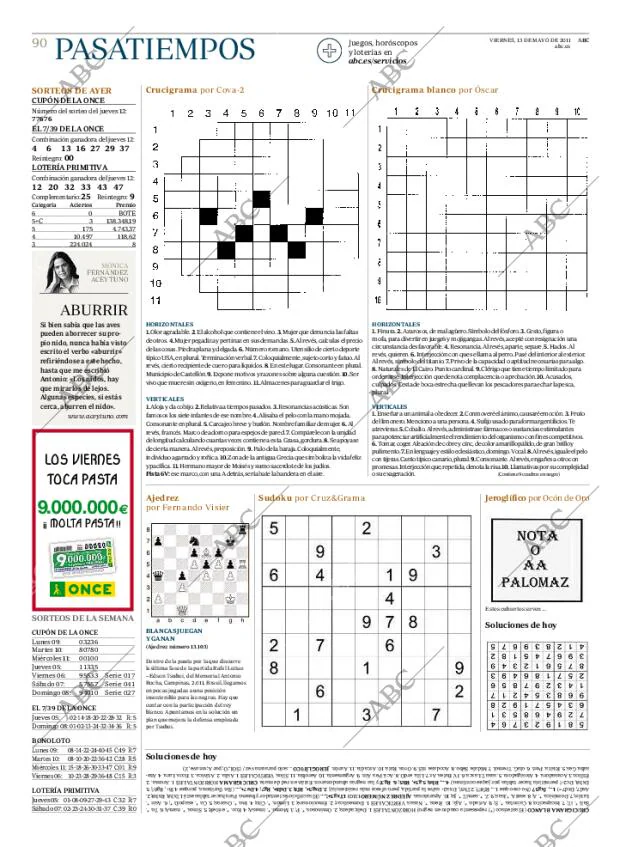 ABC MADRID 13-05-2011 página 90
