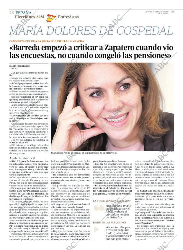 ABC MADRID 19-05-2011 página 28