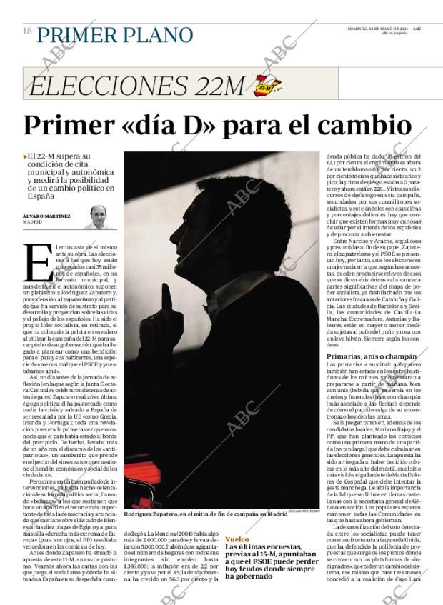 ABC MADRID 22-05-2011 página 18