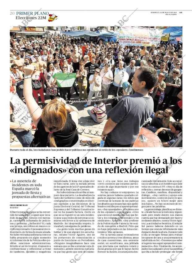 ABC MADRID 22-05-2011 página 20